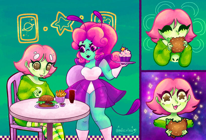 'Intergalactic Burger' (For Groms)