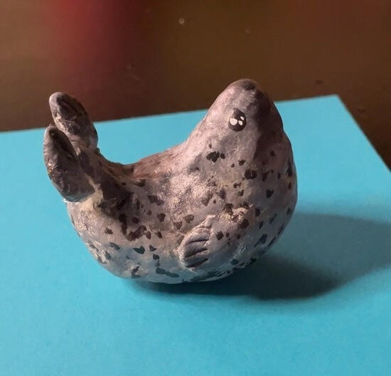 'little seal' air dry clay