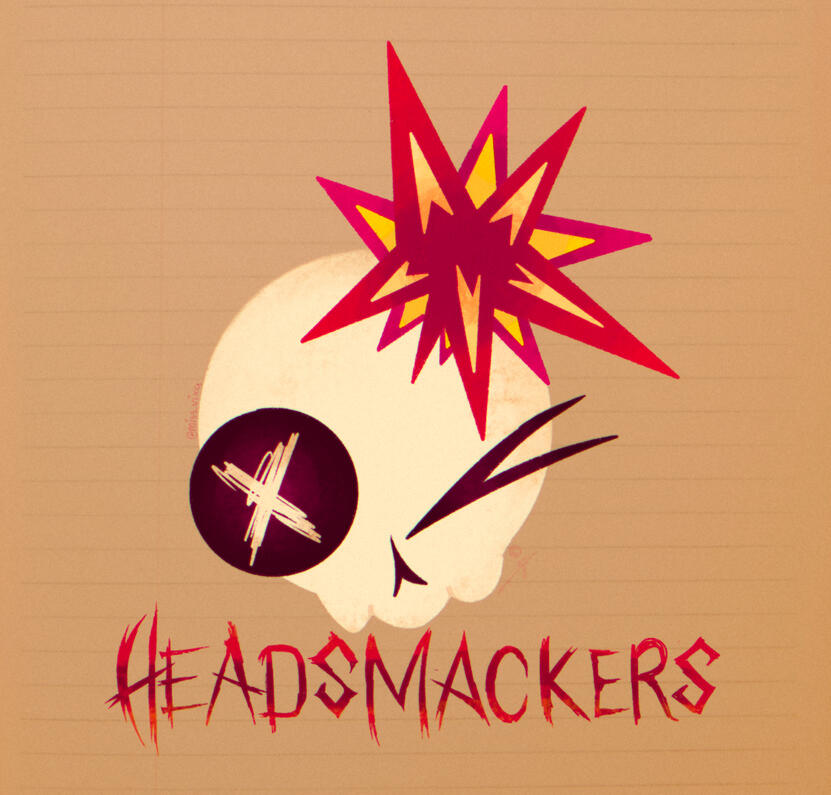 'Headsmackers' Podcast Logo
